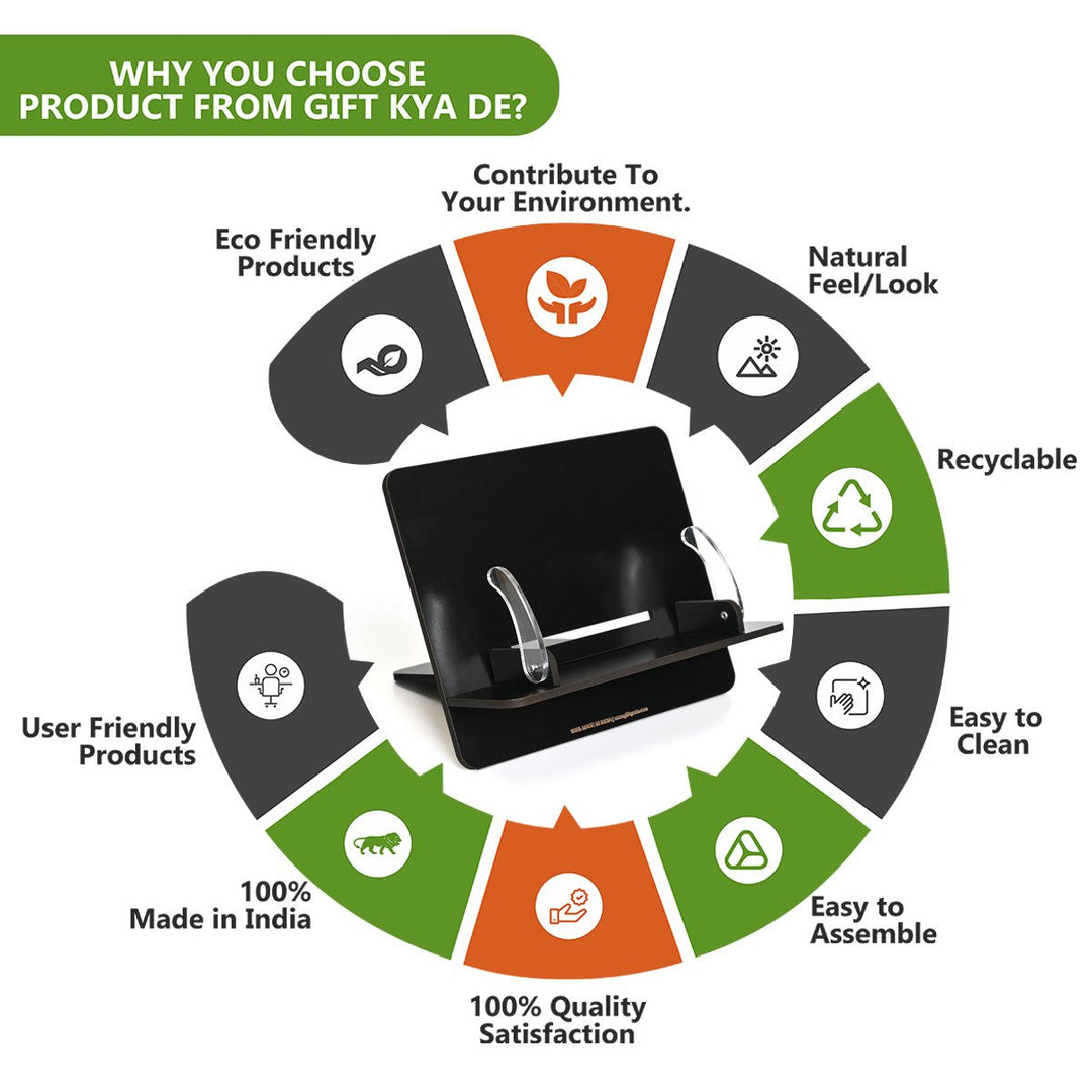 Gift Kya De Book Reading Stand | Book Accessories | Book Stand For All Book Size