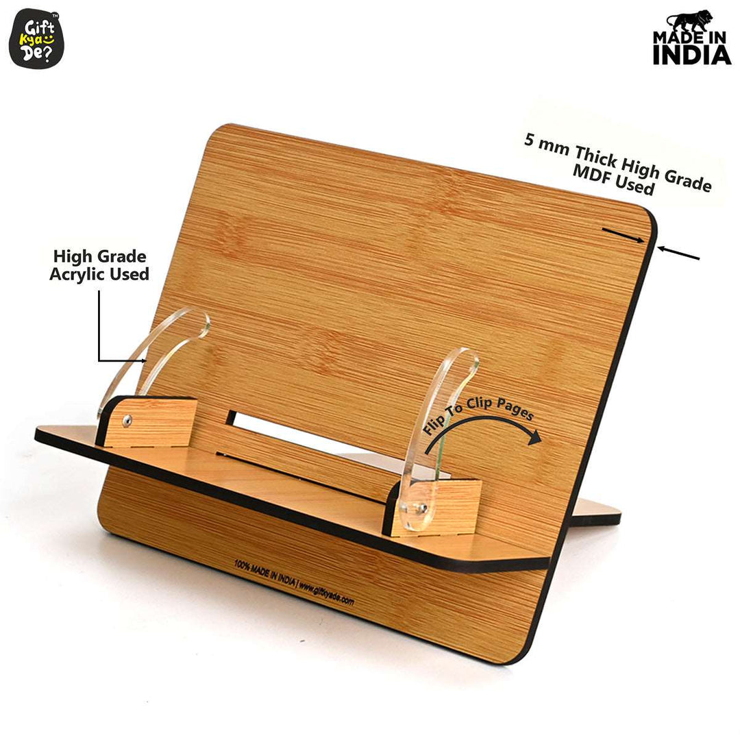 Gift Kya De Book Reading Stand | Book Accessories | Book Stand For All Book Size