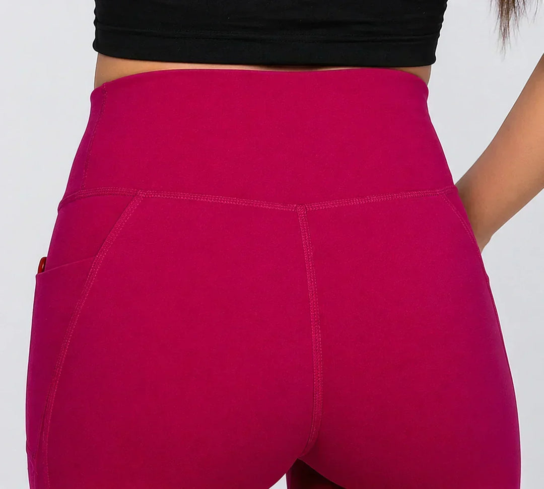 Women Bamboo Fabric Bell Bottom Yoga Pants | High Waist Bootcut Stretch Gym & Lounge Wear