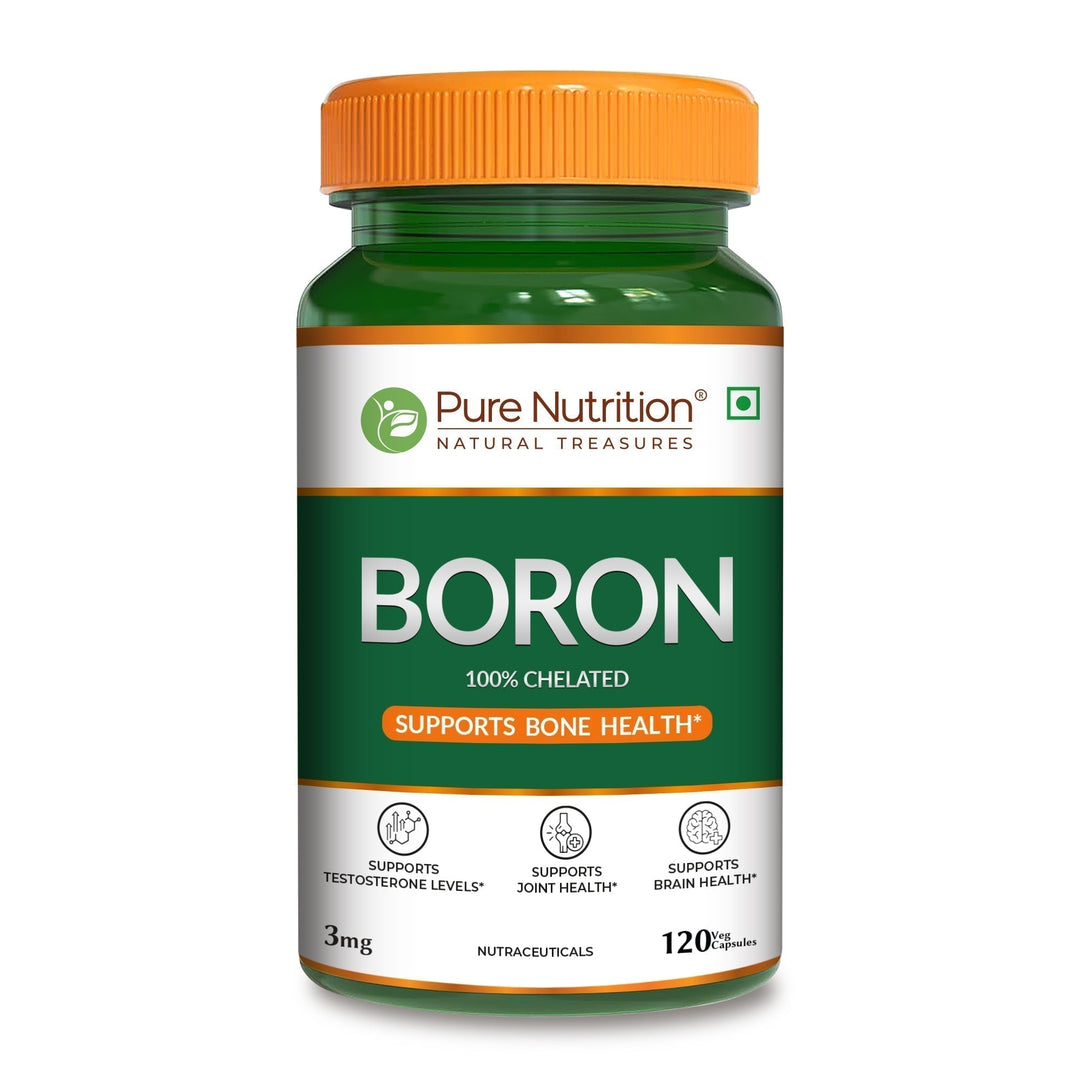 Boron 3mg Chelated Supplement  Bone Health & Mineral Support