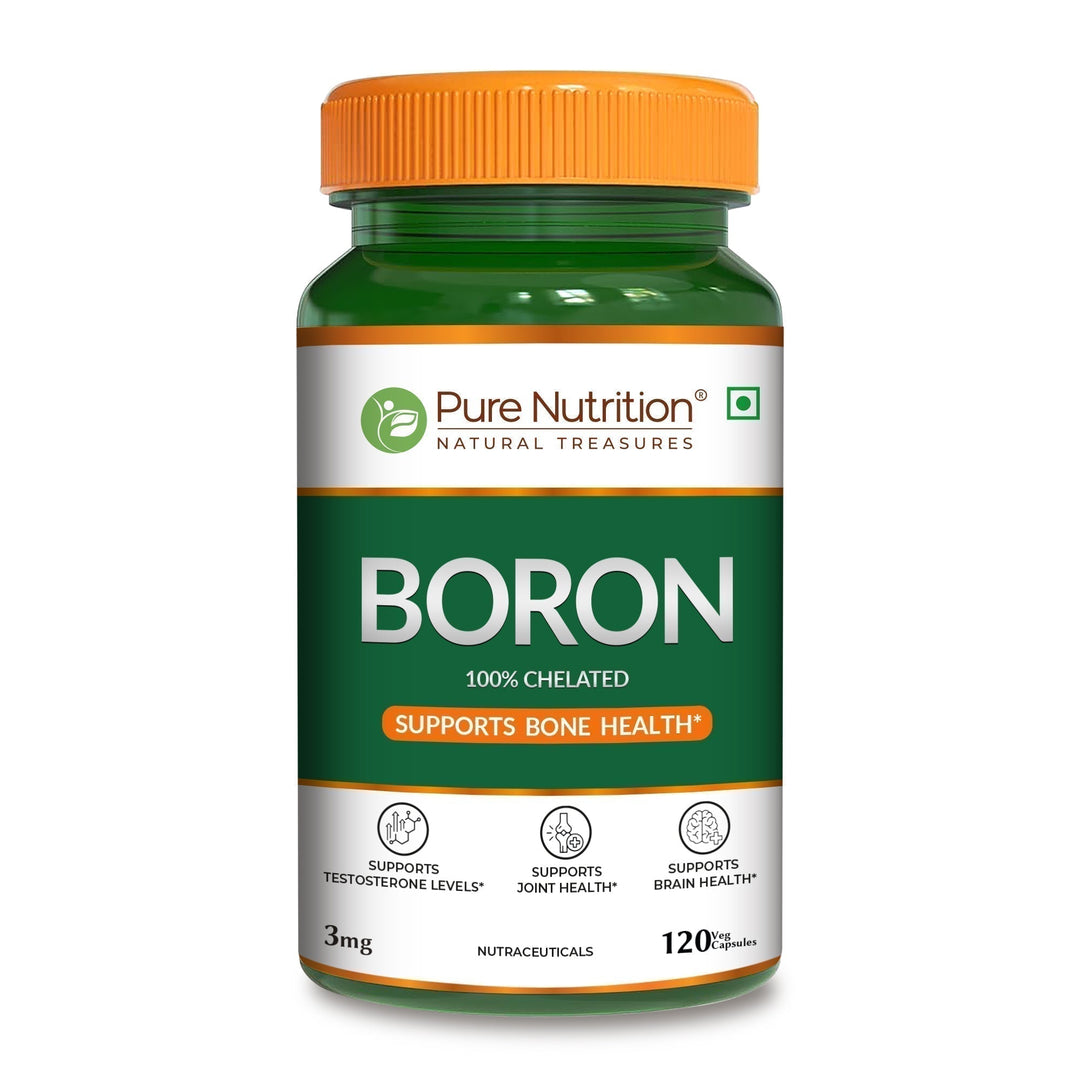 Boron 3mg Chelated Supplement  Bone Health & Mineral Support