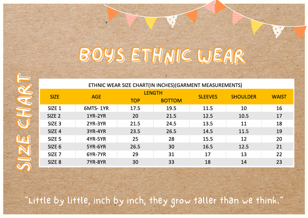 Mouse In The House Tiya A Parrot- Ethnic Wear Boys
