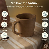 Irida Naturals Rice Husk and Bamboo Fiber Coffee combo
