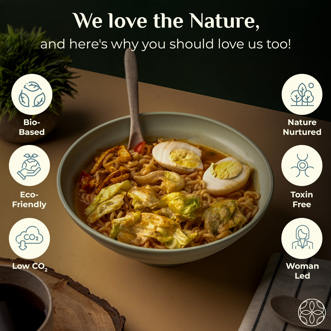 Irida Naturals Wheat Straw Ramen Bowls