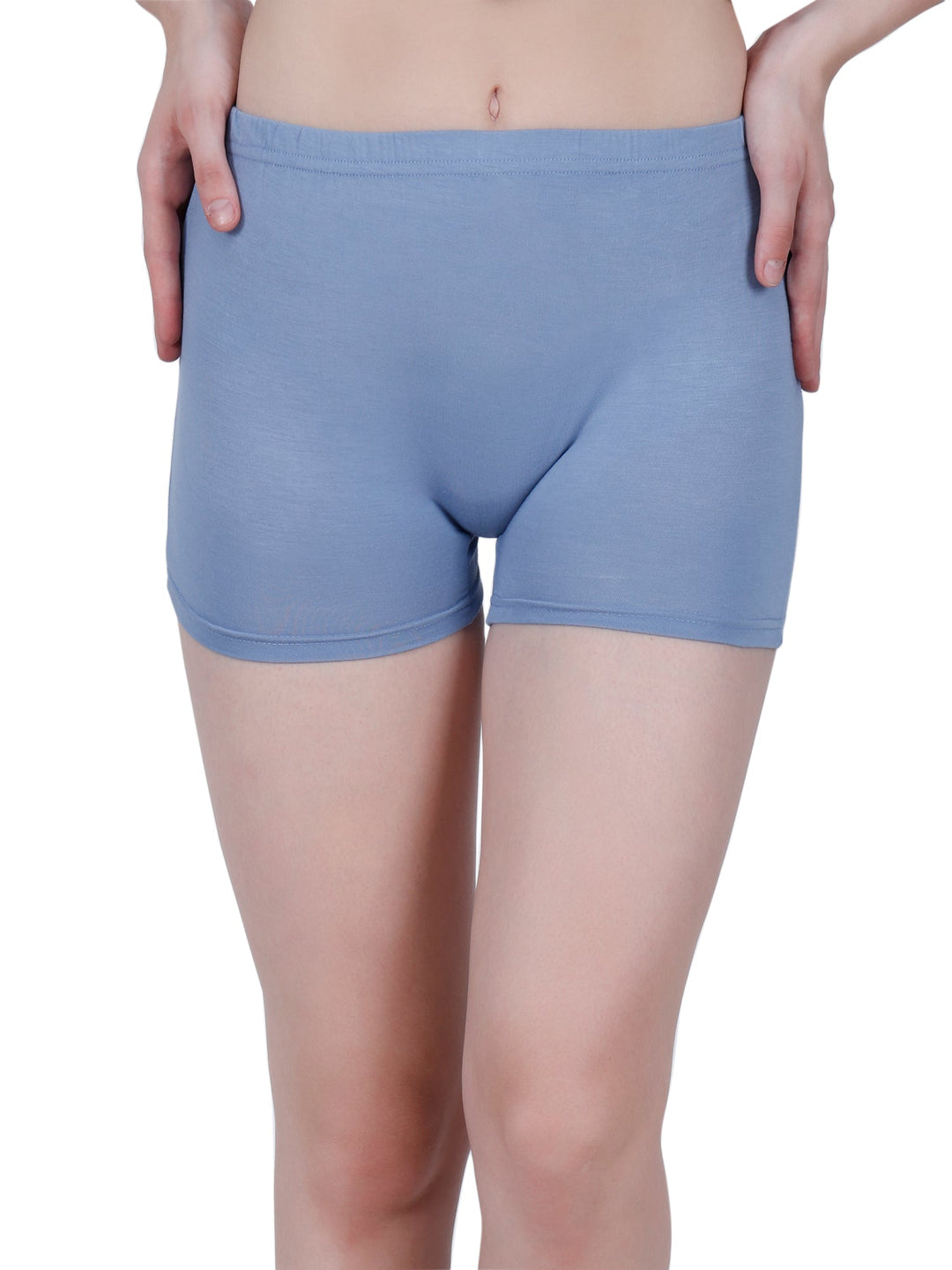 Bamboo Fabric boyshorts panties for women | Peach & Blue | Pack Of 2