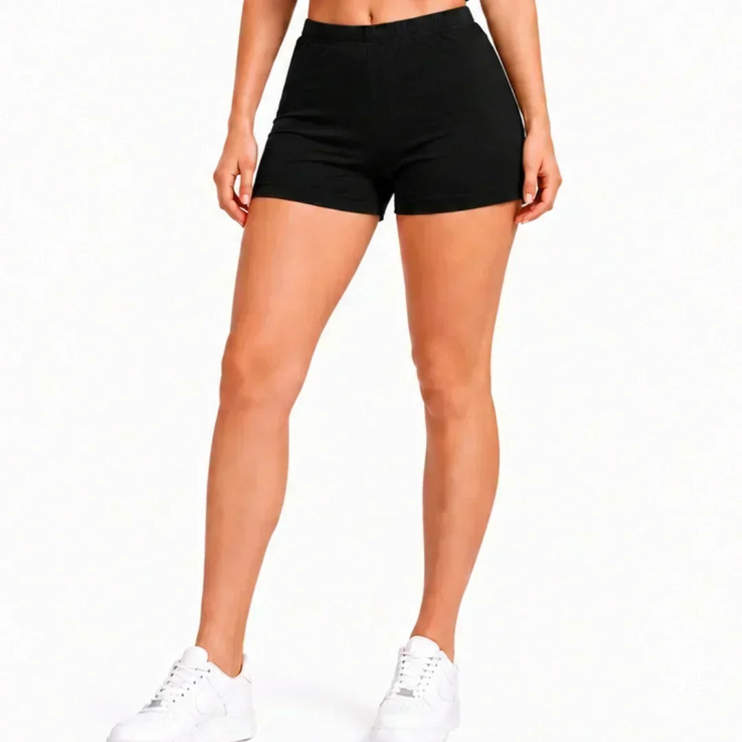 Bamboo Fabric Women Mid Rise Shorts Underwear | Black and Gray | Pack of 2
