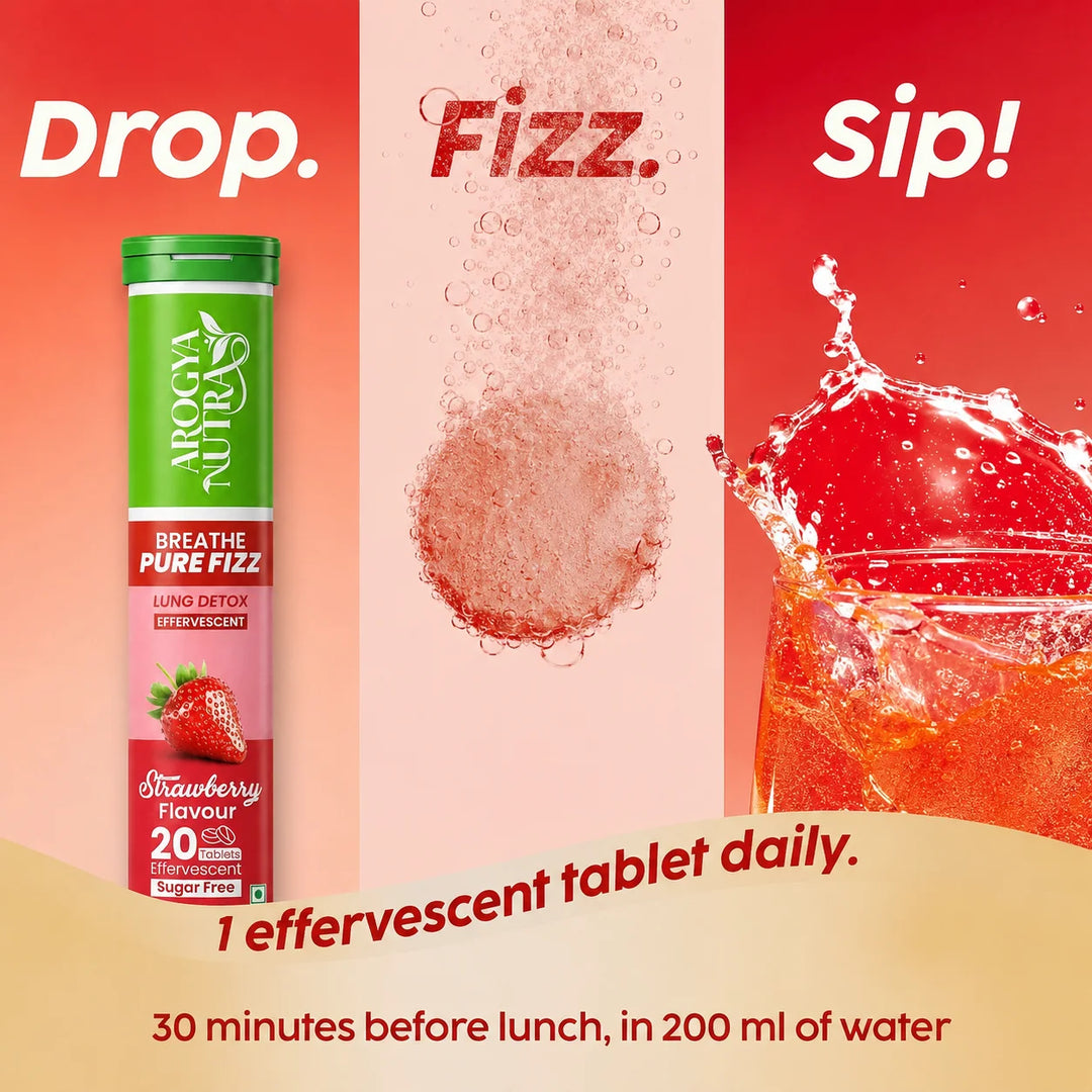 BreathePure Fizz │ 600mg NAC │ Strawberry Flavor