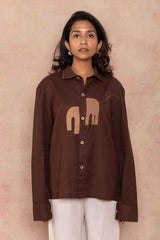 Designs by Kaavishh Handcrafted Gajgamini Shirt- Women