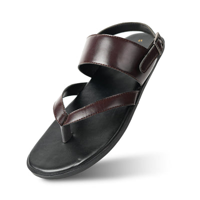 T-Rad Elastic Back Strap Sandals - Brown