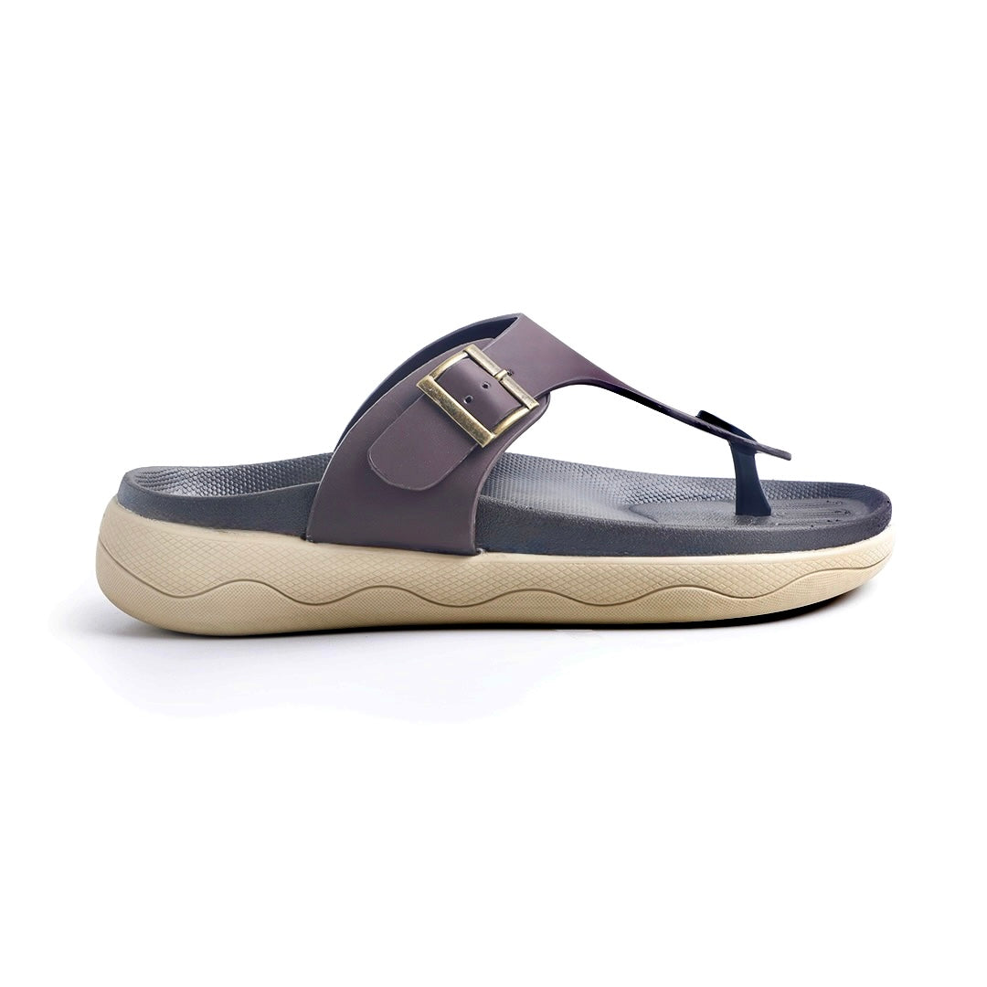 Monkstory Escape Buckle Thong Sandals – Dark Brown