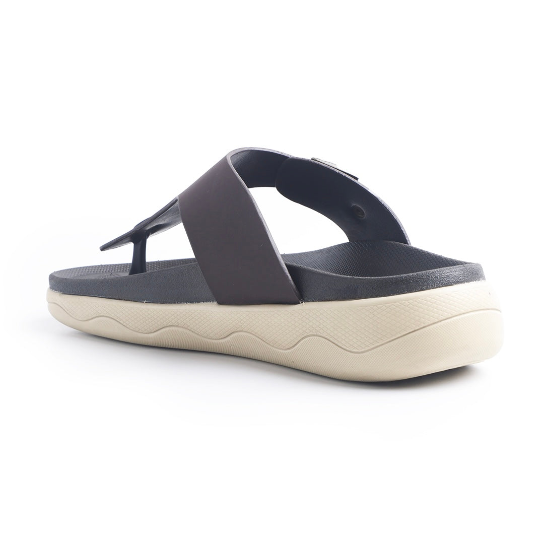 Monkstory Escape Buckle Thong Sandals – Dark Brown