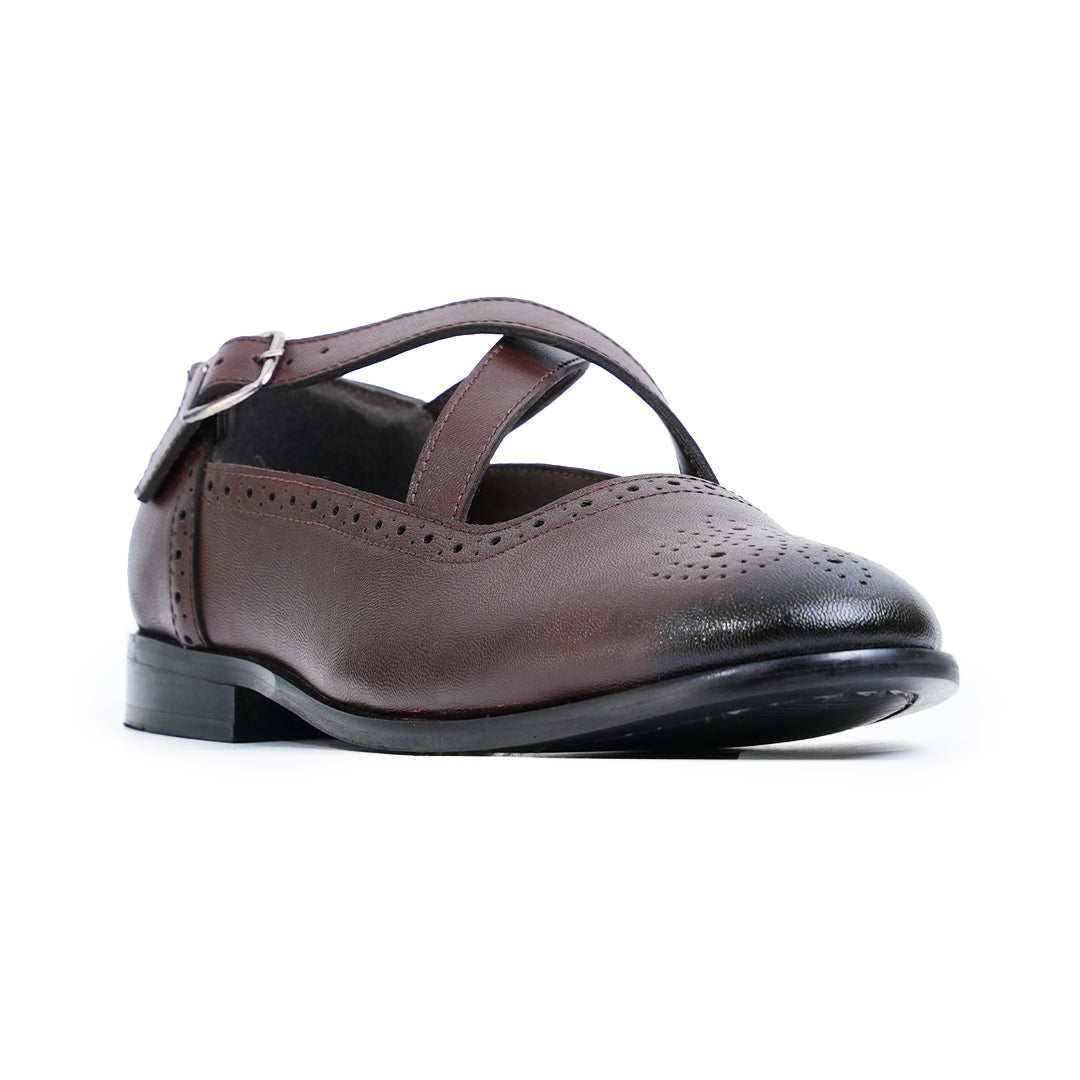 Monkstory X-Strap Peshawari Sandals - Brown