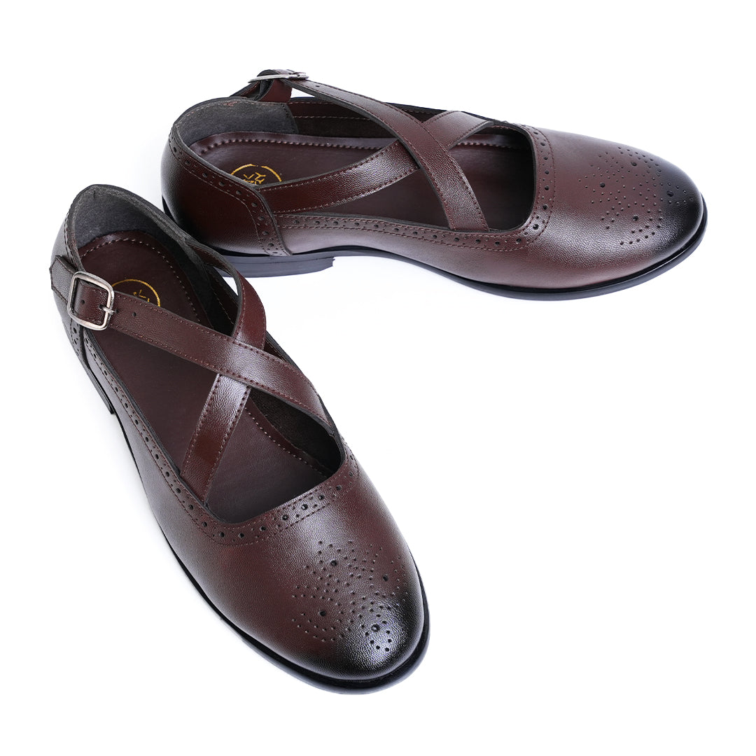 Monkstory X-Strap Peshawari Sandals - Brown