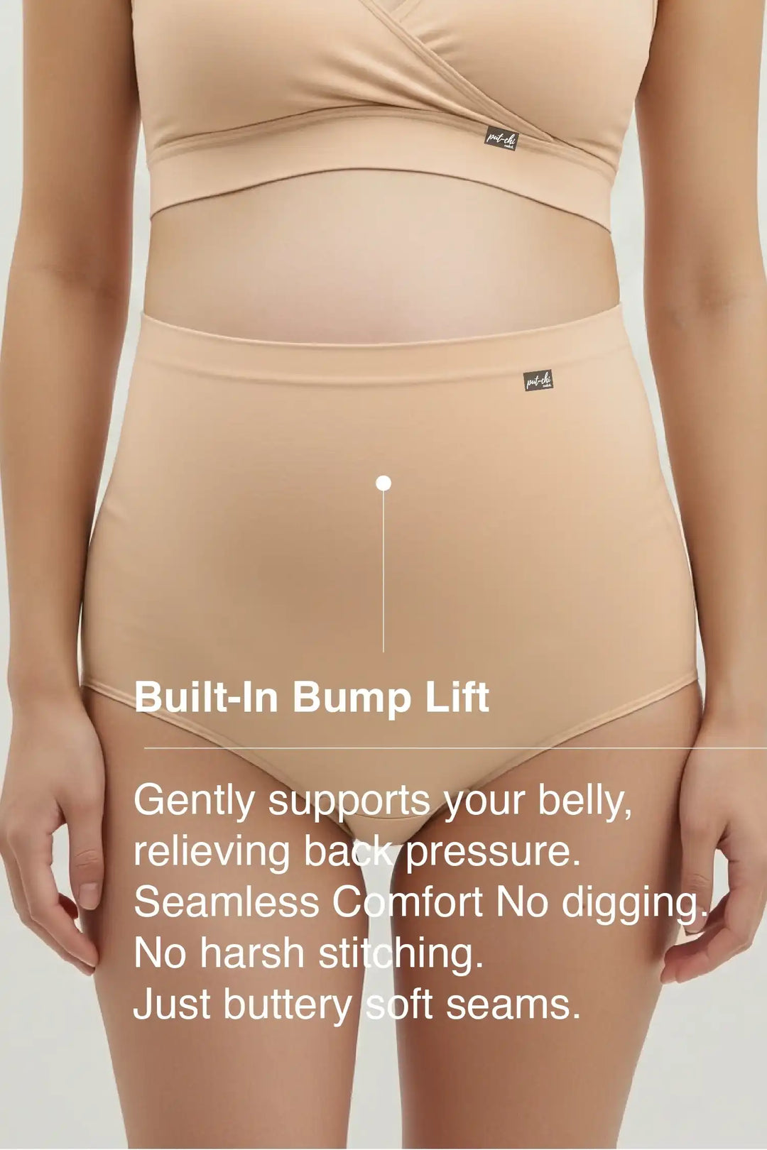 Pregnancy Bump Support Bamboo Underwear - Pack Of 1