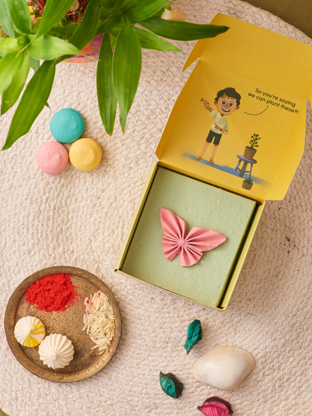 Plantables Butterfly Rakhi