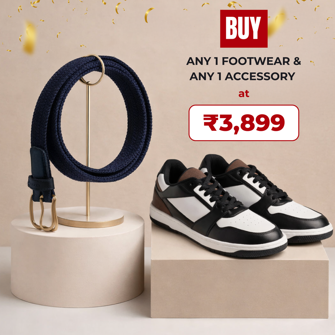 Buy Any 1 Ethik Footwear and 1 Accessory @ ₹3,899