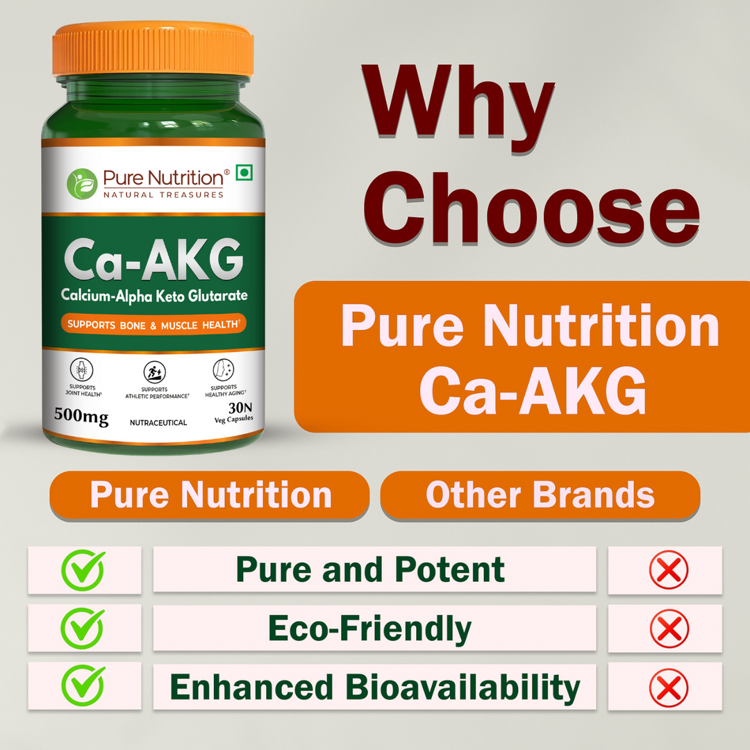 Ca-AKG  Calcium Alpha-Ketoglutarate 500mg | Bone & Joint Health