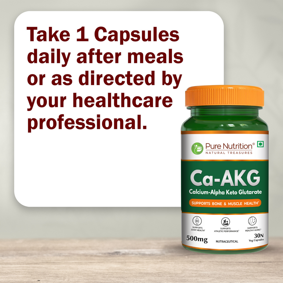 Ca-AKG  Calcium Alpha-Ketoglutarate 500mg | Bone & Joint Health