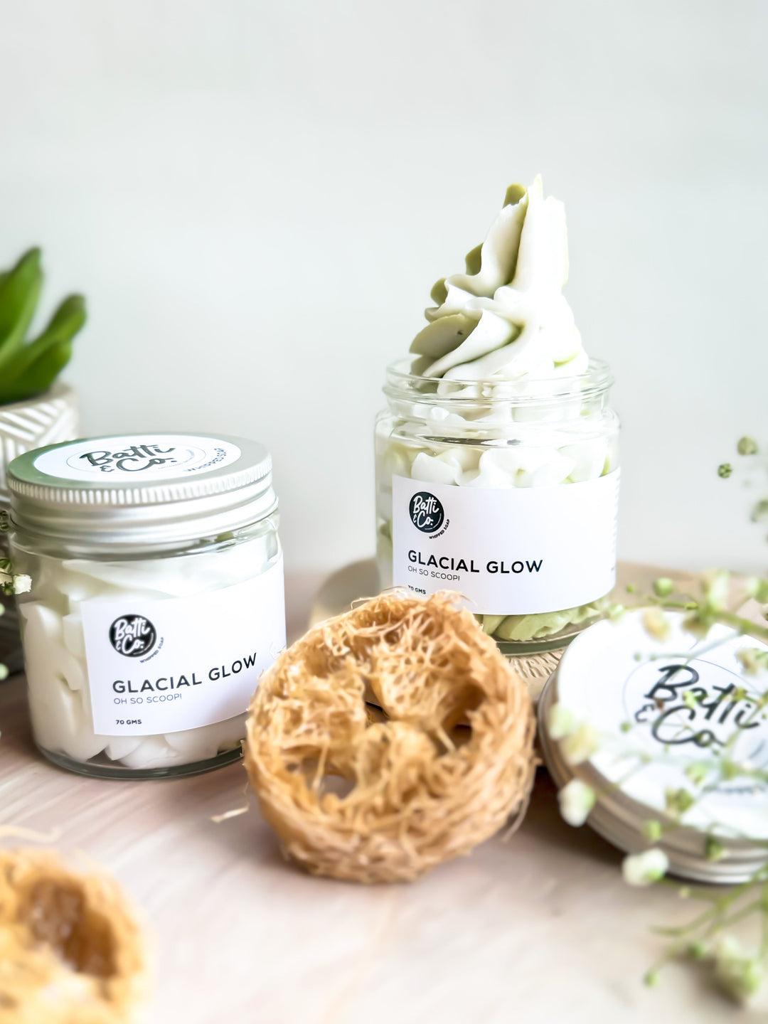 Batti & Co. Glacial Glow Whipped Soap 70g