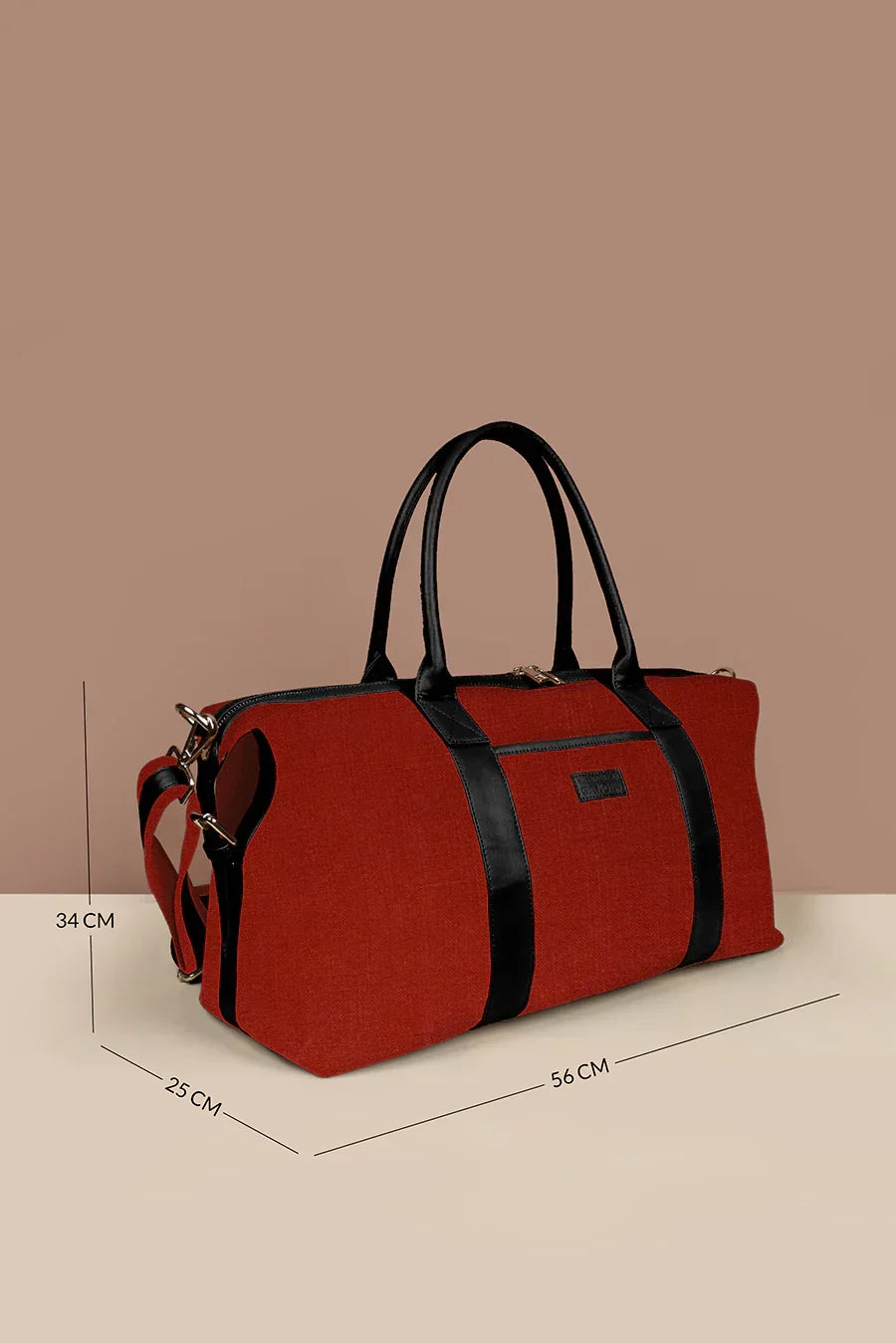 The House of Ganges - Joey Large Vegan Leather Duffle Bag For Women