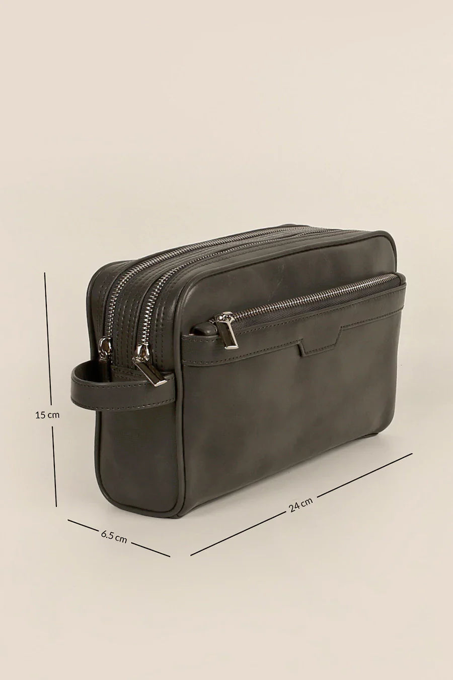 The House of Ganges - The Vegan Leather Travel Toiletry Pouch