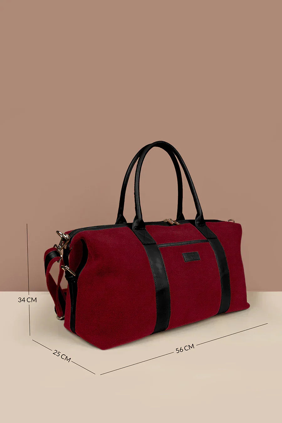 The House of Ganges - Joey Large Vegan Leather Duffle Bag For Men