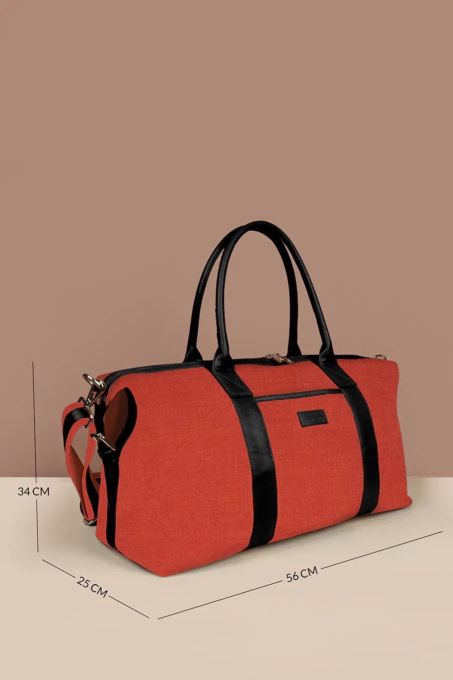 The House of Ganges - Joey Large Vegan Leather Duffle Bag For Men