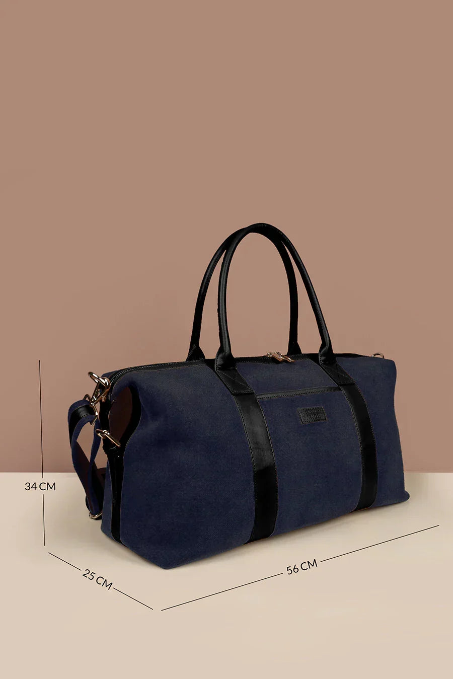 The House of Ganges - Joey Large Vegan Leather Duffle Bag For Women