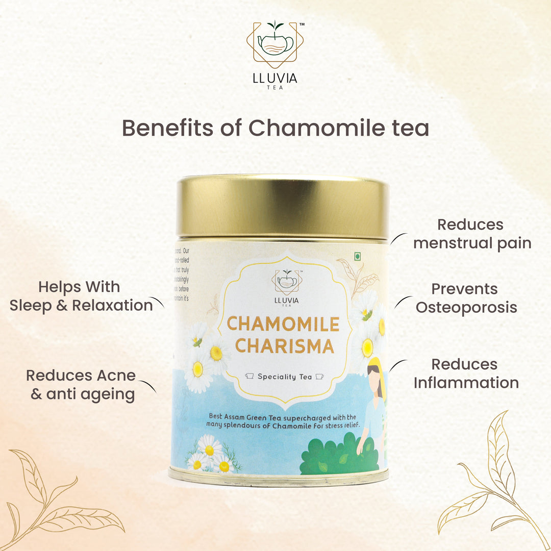 Lluvia Tea Chamomile charisma tea | helps with sleep & relaxation | 50 g