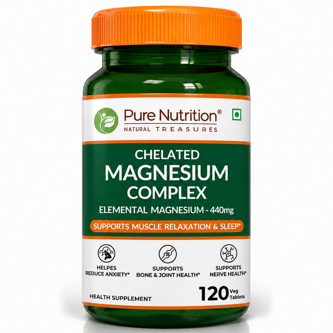 Chelated Magnesium Complex | Glycinate, Citrate & Oxide | 1383mg 120 Capsules