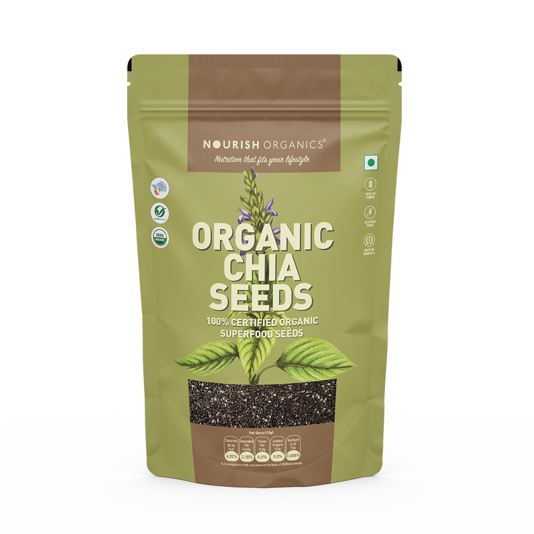 NOURISH ORGANICS Organic Chia Seeds – Superfood Nutrition | Nourish Organics