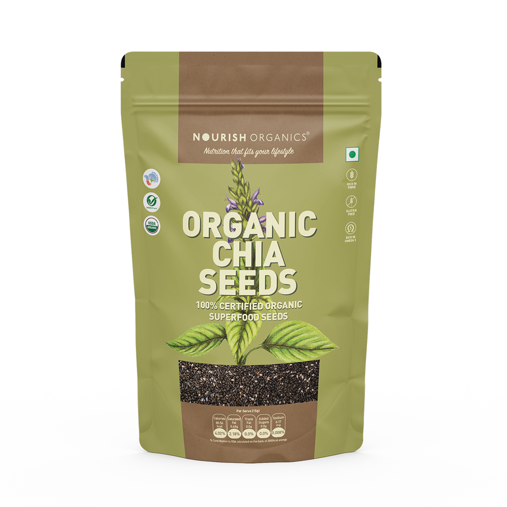 NOURISH ORGANICS Organic Chia Seeds – Superfood Nutrition | Nourish Organics