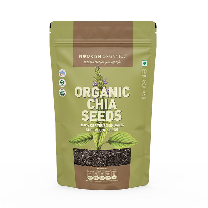 NOURISH ORGANICS Organic Chia Seeds – Superfood Nutrition | Nourish Organics