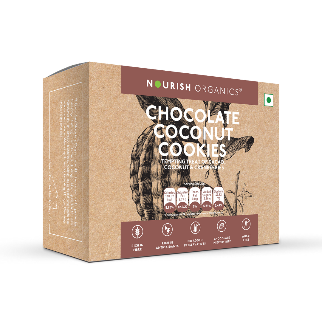 NOURISH ORGANICS Chocolate Coconut Cookies