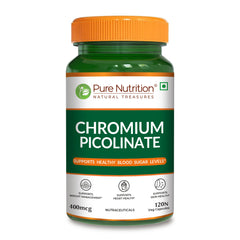 Pure Nutrition Chromium Picolinate – 120 Veg Capsules