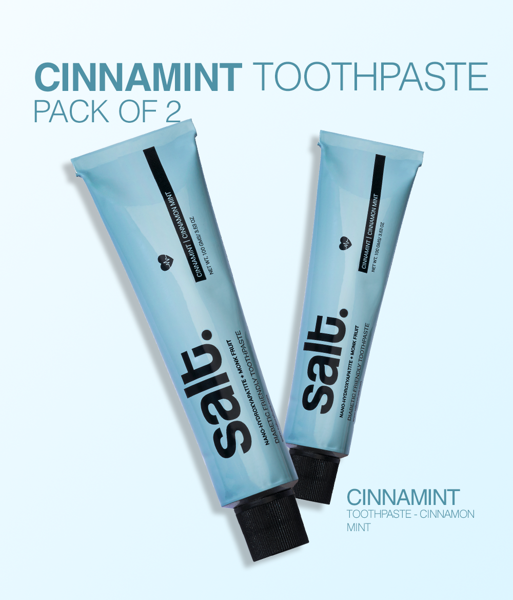 Salt Oral Care Cinnamint Toothpaste - Pack of 2