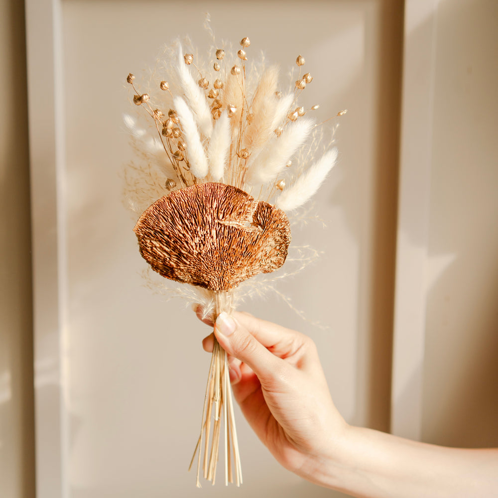 Tiny Timeless Dried Flower Bunch | Mini Vase Decor Flowers