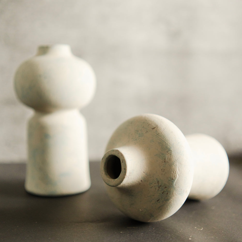 Artecasa Indigo Whisper Vase Small | Luxury Porcelain Décor