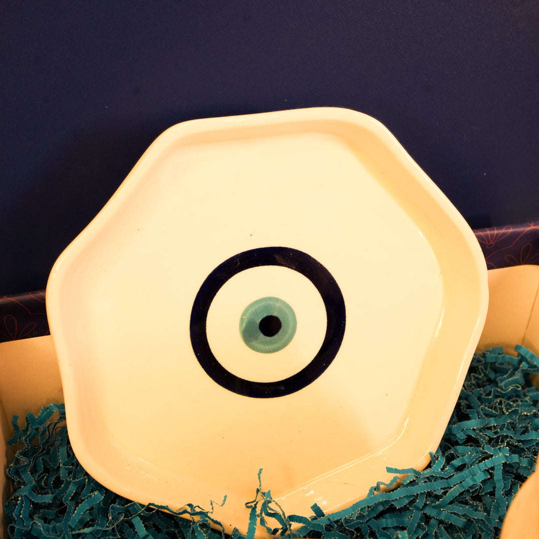 Nazar Suraksha Diwali Gift Box | Evil Eye Festive Hamper with Breakfast Set & Decor – ArteCasa