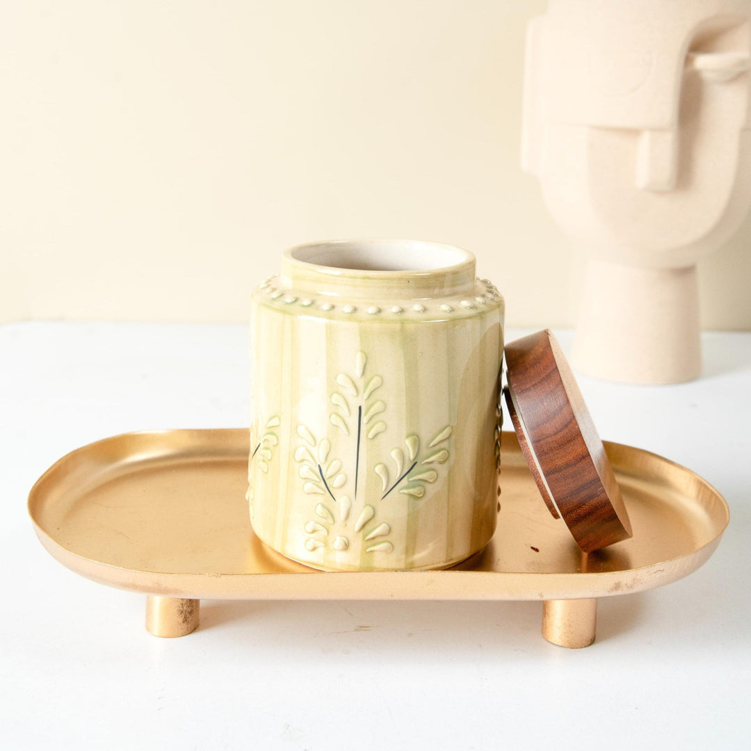 Green oasis airtight Jar - https://artecasa.in/