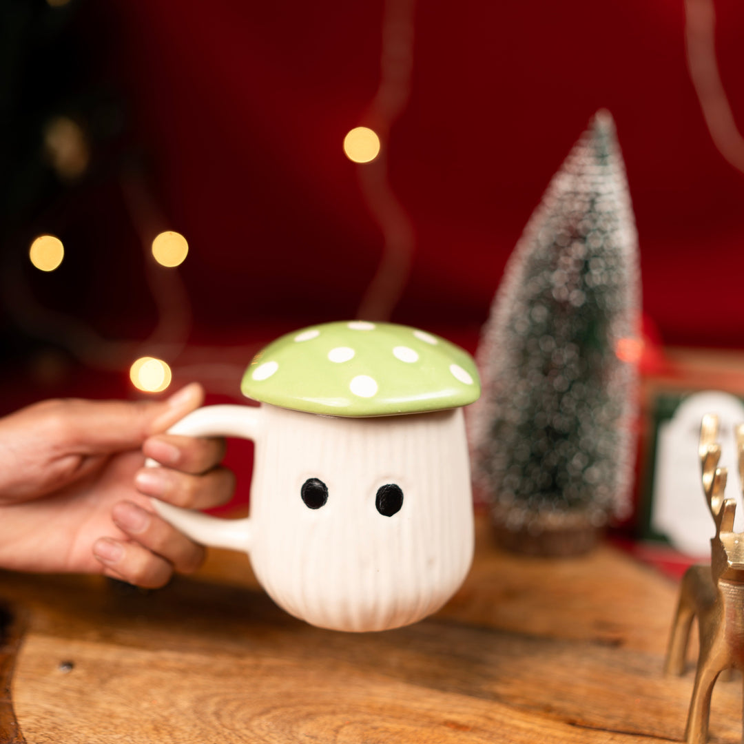 Shroom Sip Mug- Green