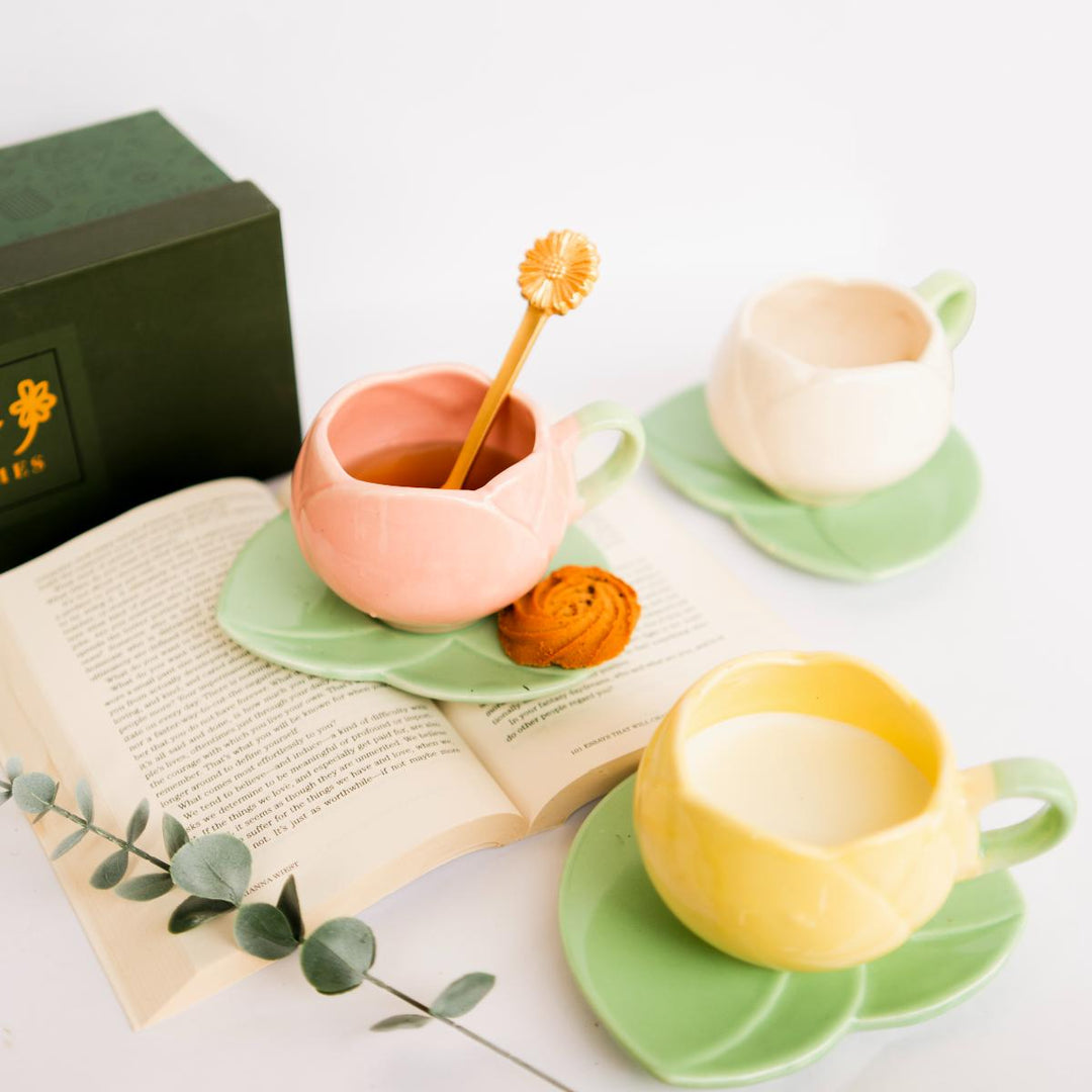 Tulip cup charm set of 3 - https://artecasa.in/