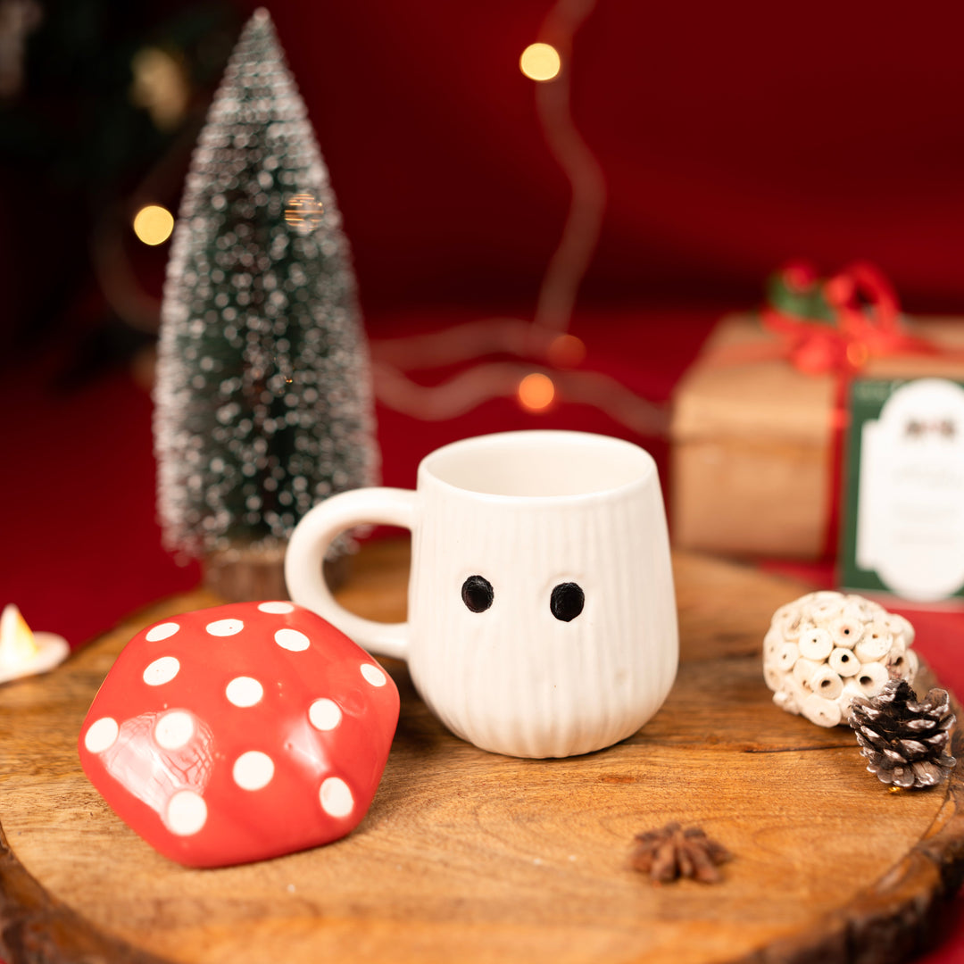 Shroom Sip Mug- Red