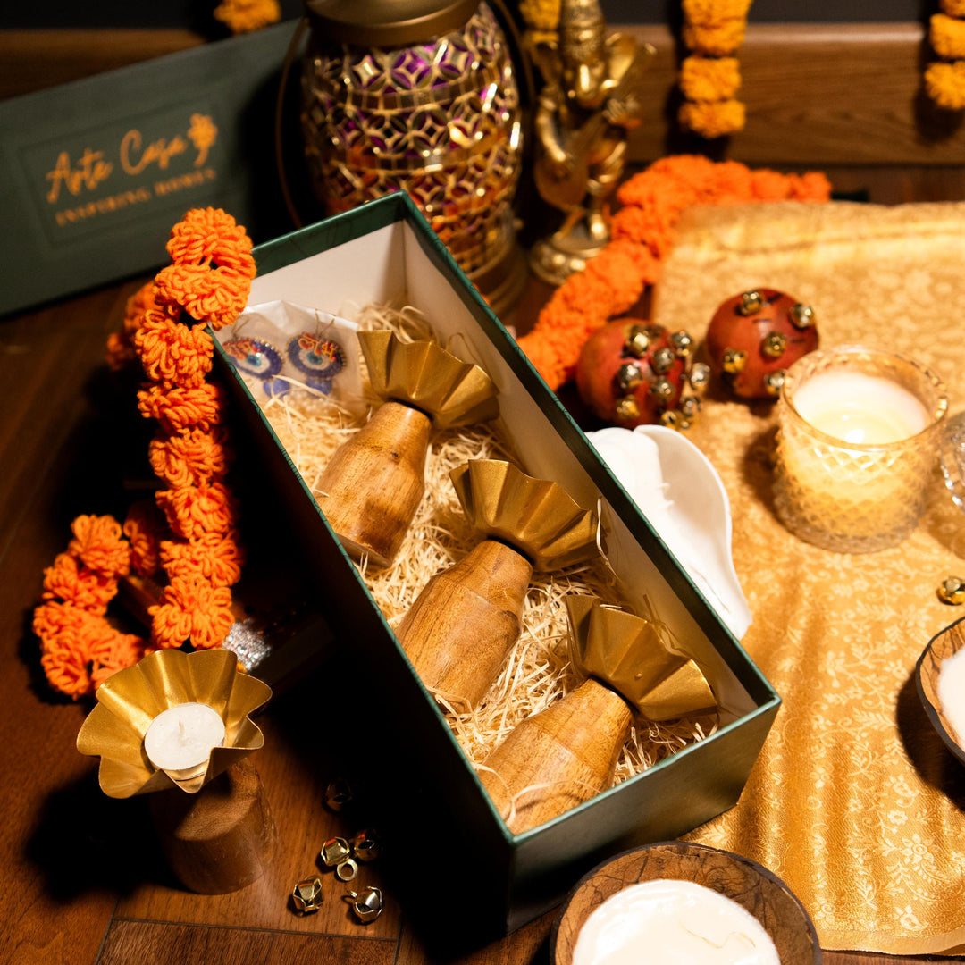 Rustic charm diwali gift box - https://artecasa.in/