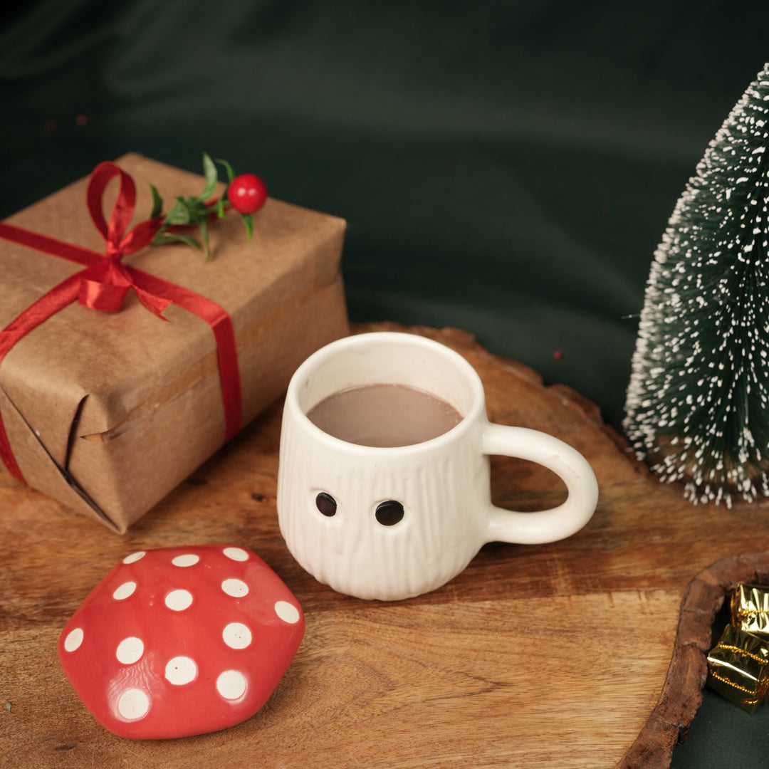 Shroom Sip Mug- Red
