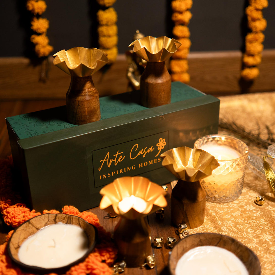 Rustic charm diwali gift box - https://artecasa.in/