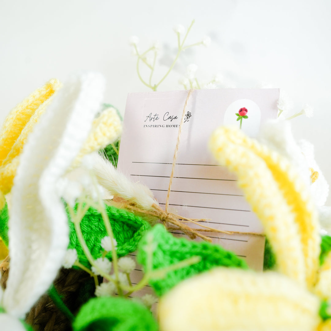 Blossoms of Love Candle Basket - https://artecasa.in/