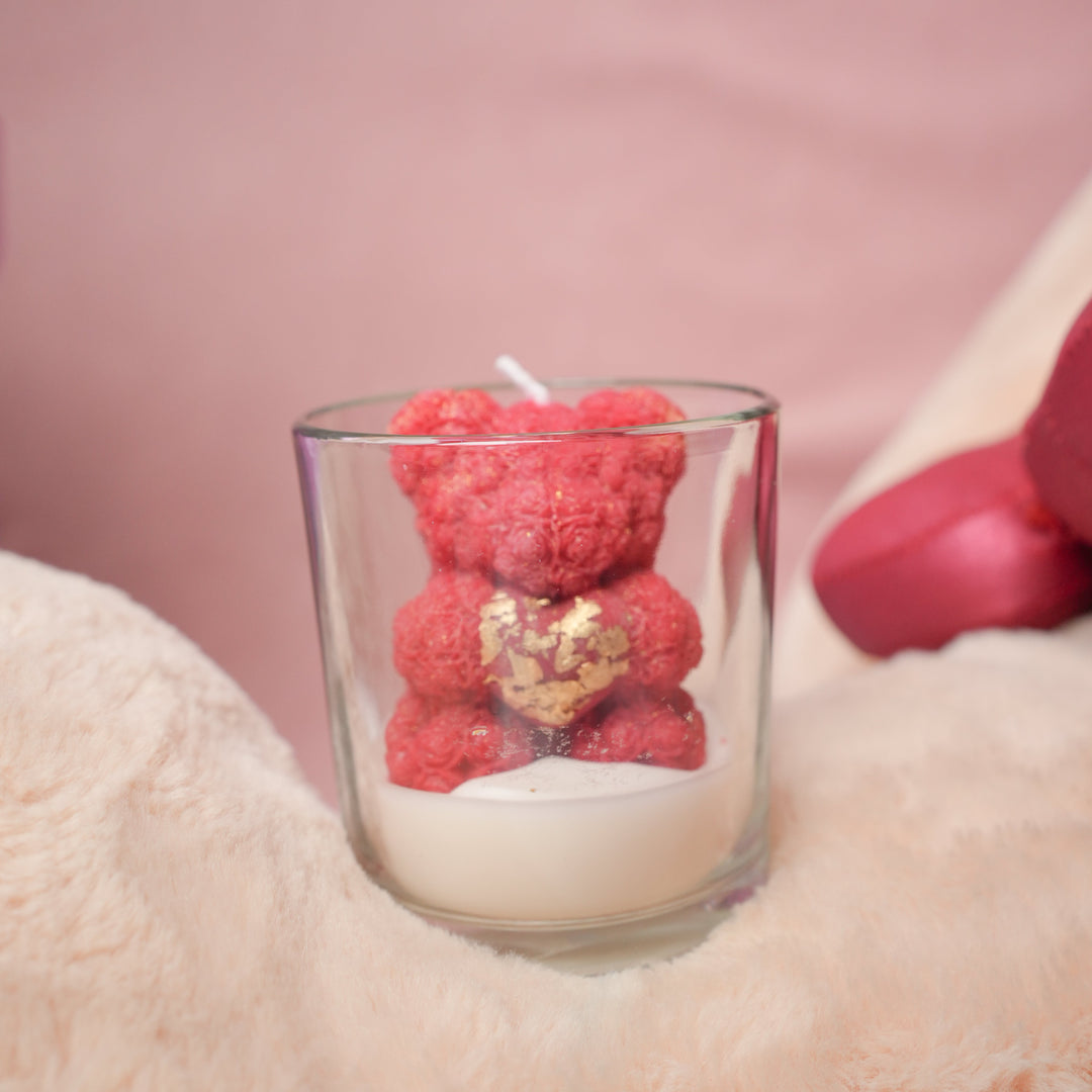 LoveBug Teddy Candle – Cute Teddy Valentine Candle | Artecasa