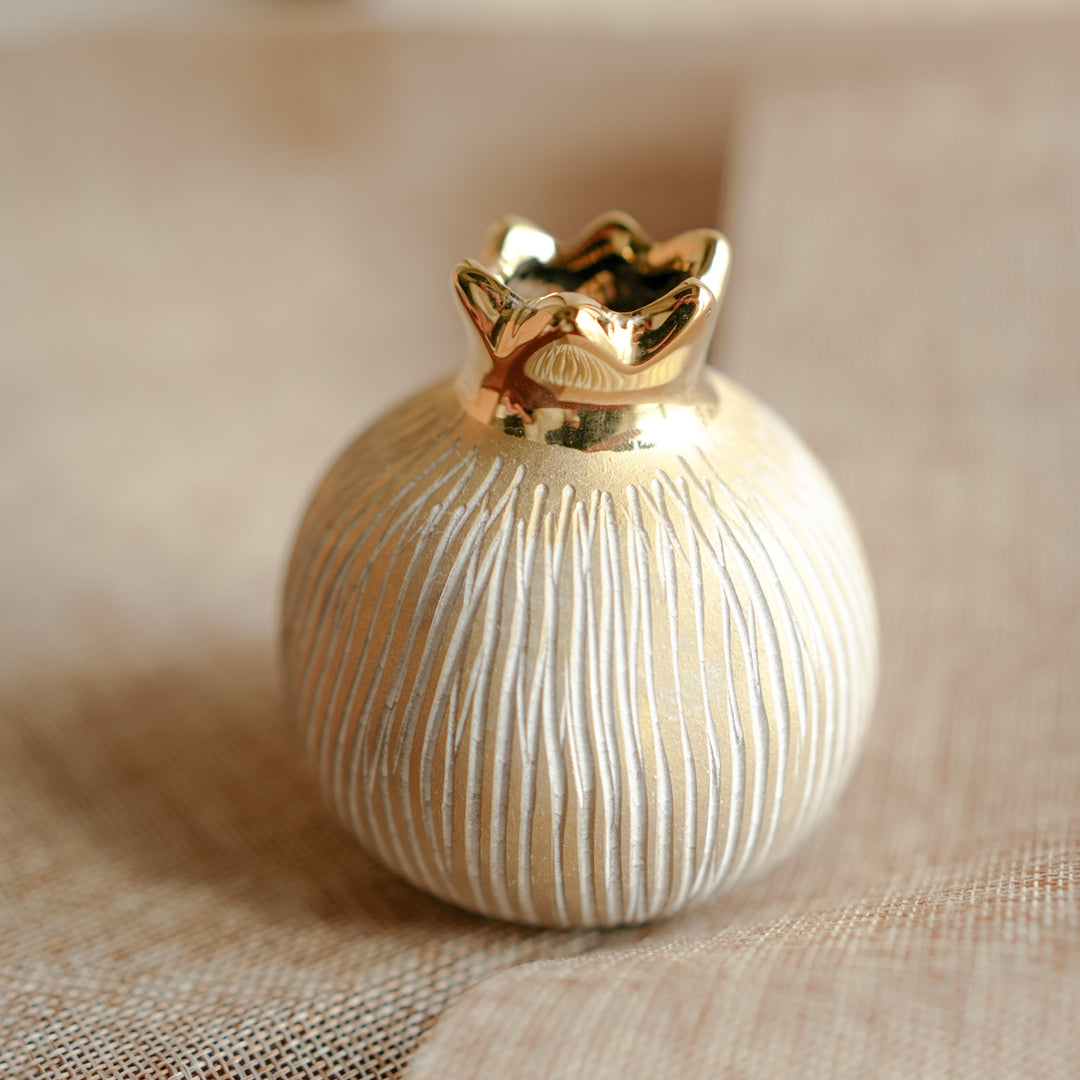 Pomegranate Jewel Vase Small | Luxury Decor – ArteCasa - https://artecasa.in/