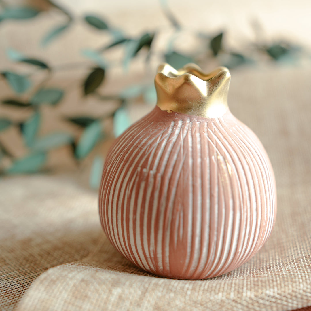 Pomegranate Jewel Vase Small | Luxury Decor – ArteCasa - https://artecasa.in/